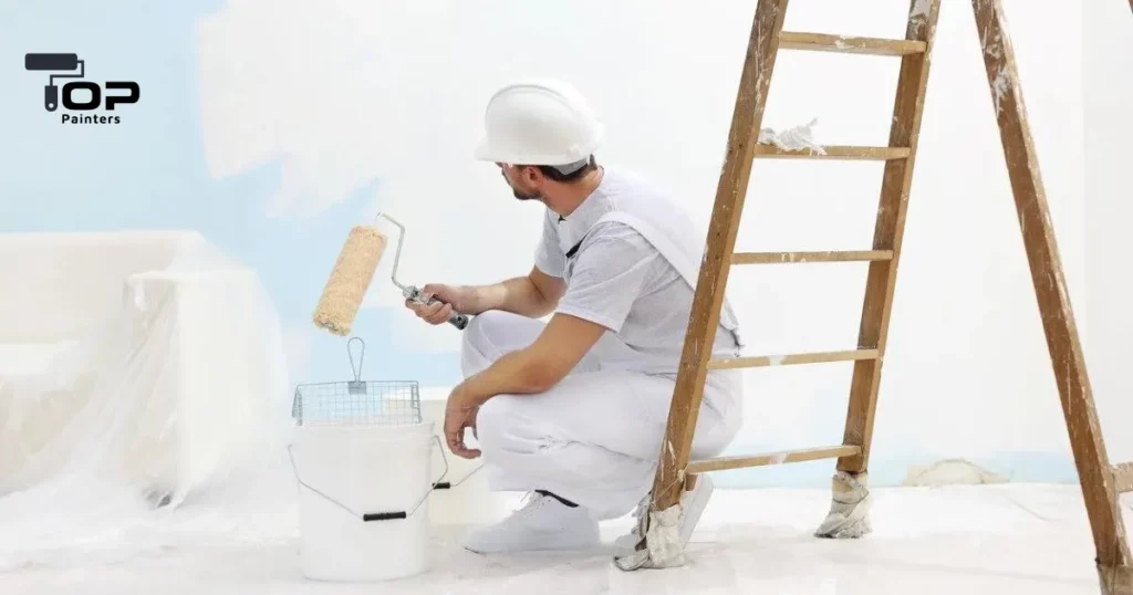 Professional Painter Transforming Walls with Color